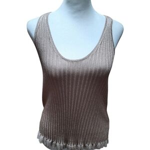 Joie Elegant Tan Sleeveless Racerback Top